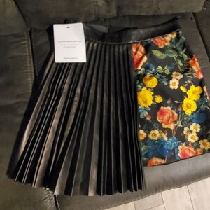Fausto Puglisi leather skirt